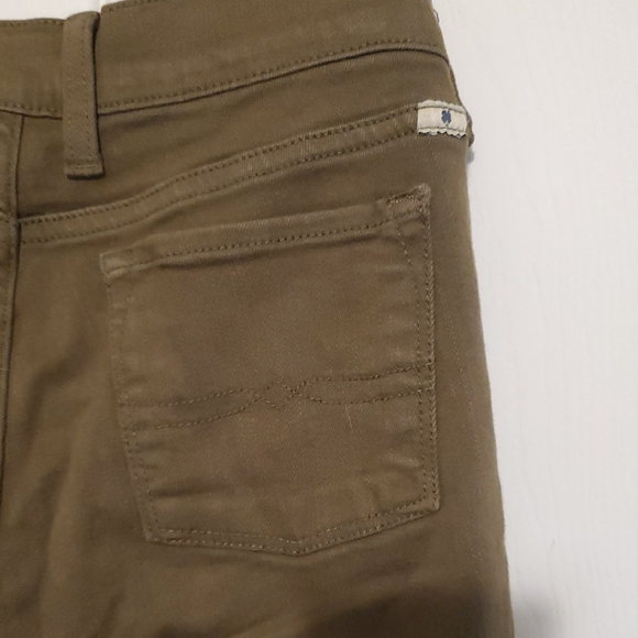 Lucky Brand Women's Brown Skinny Jeans with zippered ankles - Picture 4 of 10
